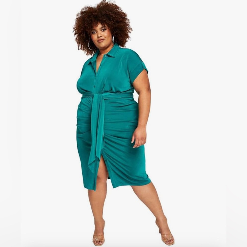 Nina Parker Tie Front Dress